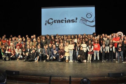 Gala de clausura del Certamen de Cortometrajes, el pasado sábado en La Audiencia.-Valentín Guisande