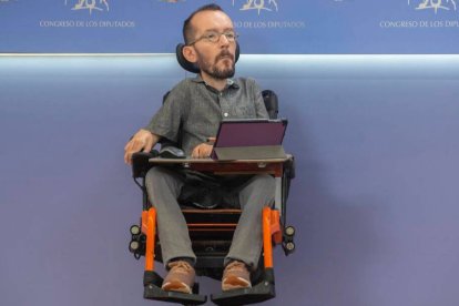 Pablo Echenique en el Congreso.-EuropaPress