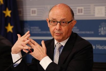 El ministro de Hacienda, Cristóbal Montoro.-JUAN MANUEL PRATS