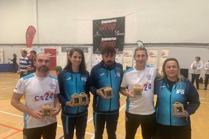 Los seniors sorianos que brillaron en Toledo el pasado fin de semana. HDS