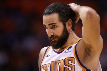 Ricky Rubio en una imagen del partido contra los Knicks.-TWITTER