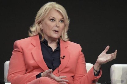 La actriz Candice Bergen, en la presentación de la serie Murphy Brown.-EL PERIÓDICO