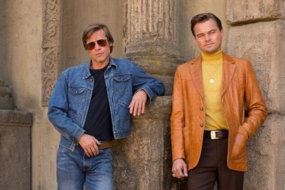 Brad Pitt y Leonardo DiCaprio, en la última película de Quentin Tarantino, Once Upon a Time in Hollywood.-EL PERIÓDICO