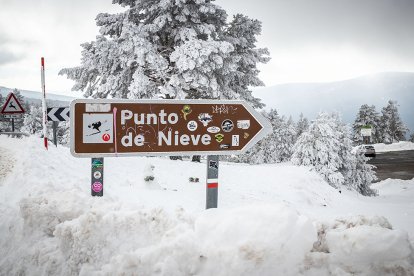 Punto de nieve de Santa Inés. GONZALO MONTESEGURO