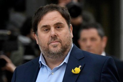 Oriol Junqueras en una imagen del 2017.-AFP