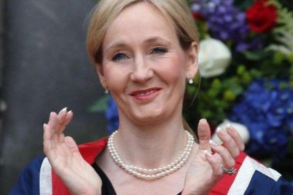 Una imagen de J. K. Rowling en Edimburgo.-AFP / DAVID CHESKIN