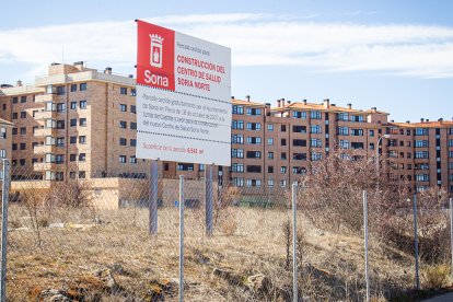 Parcela para la construcción del Centro de Salud Soria Norte. MARIO TEJEDOR