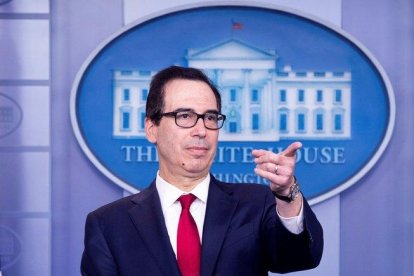 El secretario del Tesoro de los Estados Unidos, Steven Mnuchin.-EFE / EPA