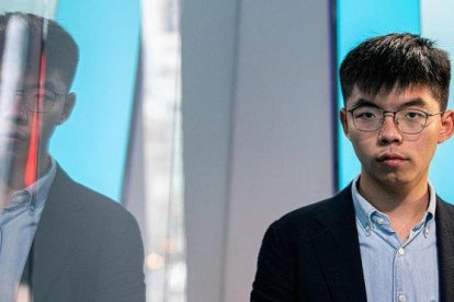 El activista y líder del movimiento estudiantil de Hong Kong Joshua Wong, el pasado 14 de septiembre, en Nueva York.-ACN / JEENAH MOON