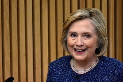 Hillary Clinton, el pasado 9 de octubre en Oxford.-