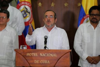 El guerrillero Timochenko en La Habana.-STRINGER