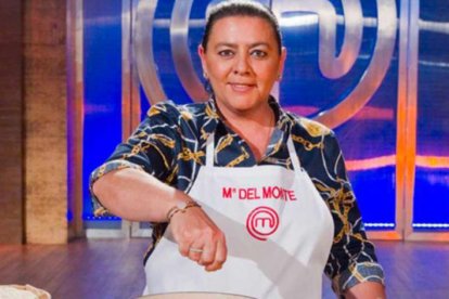 María del Monte, en la cocina de 'Masterchef celebrity'.-RTVE