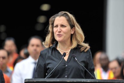 Ministra de Relaciones Exteriores, Chrystia Freeland-