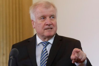 El ministro del Interior alemán, Horst Seehofer.-REUTERS / LEONHARD FOEGER