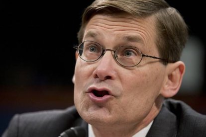 El exnúmero dos de la CIA, Michael Morell, autor del libro 'La gran guerra de nuestro tiempo'.-Foto: AP / MANUEL BALCE CENETA