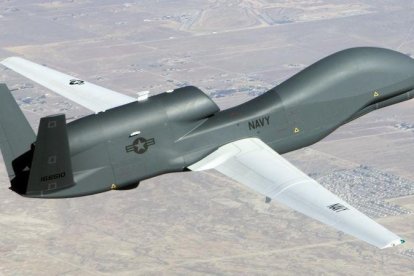 Un dron Global Hawk.-EL PERIÓDICO