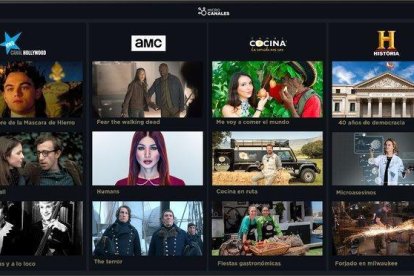 Imagen promocional de la oferta de Microcanales en internet.-AMC NETWORK