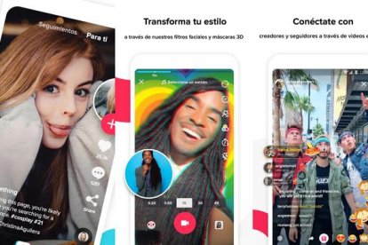 La aplicación Tik Tok.-