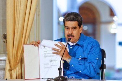 Nicolás Maduro.-