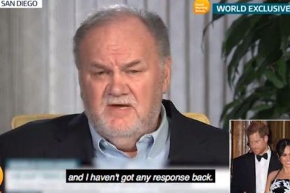 Thomas Markle, en la entrevista con ’Good Morning Britain’.-GMB