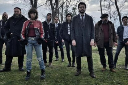 Actores principales de la serie de Antena 3 'La casa de papel'.-ATRESMEDIA