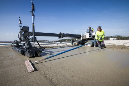 Últimos trabajos de la plataforma del ATI.-G. MONTESEGURO