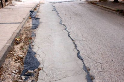 Estado de una de las calles de Las Casas. / PP-