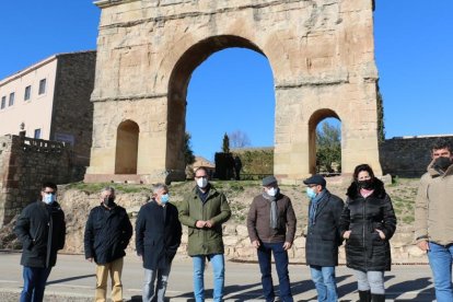 El PSOE estuvo ayer de gira electoral por el sur de la provincia.-HDS