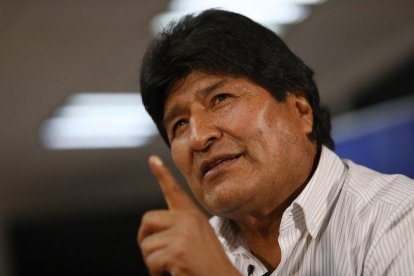 Morales consideró que el presidente de la OEA, Luis Almagro, es un instrumento de Estados Unidos.-EFE