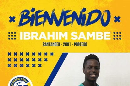 Ibrahim Sambe, nuevo inquilino para la portería del BM Soria.