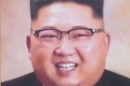 El retrato oficial de Kim Jong-un.-EL PERIÓDICO