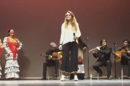 Amaia, actuando-EL PERIÓDICO