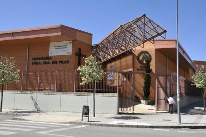 Exterior del colegio Nuestra Señora del Pilar de Soria, ‘Escolapios’.-VALENTÍN GUISANDE