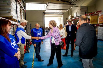 Visita de la Reina Dª Sofía al Banco de Alimentos de Soria - MARIO TEJEDOR HERNÁNDEZ (40)