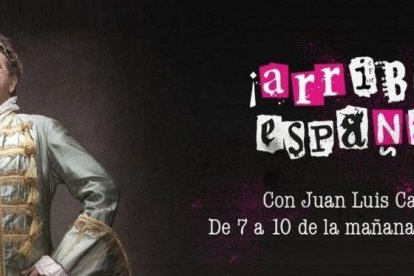 Jose Luis Cano, en la imagen de portada de su programa de radio '¡Arriba España!'.-M80