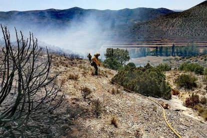 El incendio comenzó en Cigudosa-D.S.