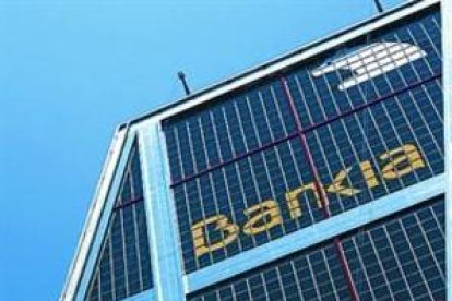 Sede de Bankia en Madrid.-EL PERIÓDICO