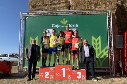Podio del regional con el soriano Rodríguez Rújula en lo más alto. HDS