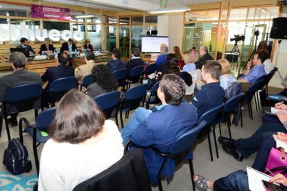 Acto inaugural de la jornada de emprendimiento organizada por El Hueco.-A.M.