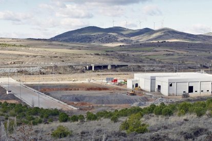 Polígono Los Espinos donde se levantan ya las instalaciones de Eco Collagena-MARIO TEJEDOR