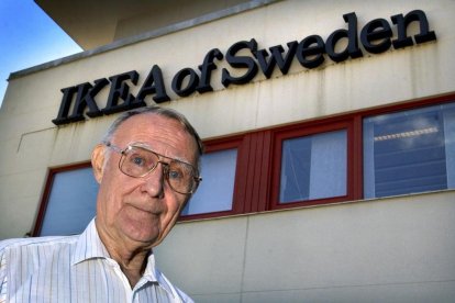 El fundador de Ikea, Ingvar Kamprad, en una foto del 2002.-CLAUDIO BRESCIANNI