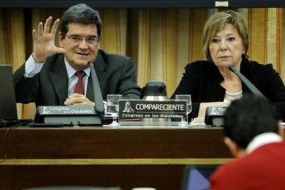 José Luis Escrivá Belmonte, presidente de la Airef, durante una comparecencia en el Congreso.-JOSÉ LUIS ROCA