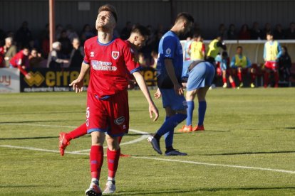 El Numancia B se ha quedado fuera de la tercera y última ronda eliminatoria por el ascenso a Segunda B.-MARIO TEJEDOR