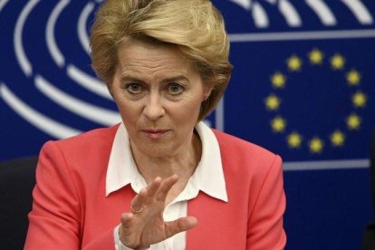 La presidenta de la Comisión Europea, Ursula von der Leyen, en una imagen de archivo-AFP