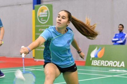 Daniela Corchón es uno de los valores del bádminton español. HDS