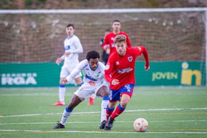 El Numancia B ganaba su primer partido del curso hace dos jornadas ante el Almazán. MARIO TEJEDOR