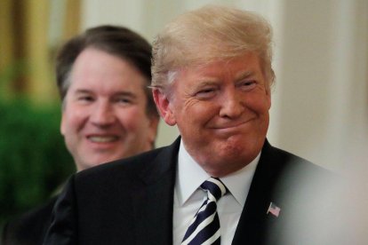 Donald Trump asegura que Brett Kavanaugh es inocente de las acusaciones por acoso sexual-REUTERS