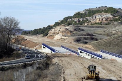 El tramo entre El Burgo de Osma y San Esteban de Gormaz, de la futura Autovía del Duero.-Luis Ángel Tejedor