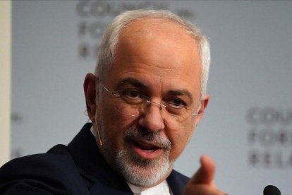 El ministro de Exteriores de Irán, Mohamad Javad Zarif.-AFP / DON EMMERT