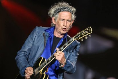 Keith Richards en una foto de archivo en el Rolling Stones Zip Code Tour en San Diego-AP